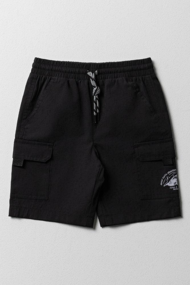 Easy Style Cargo Shorts Black