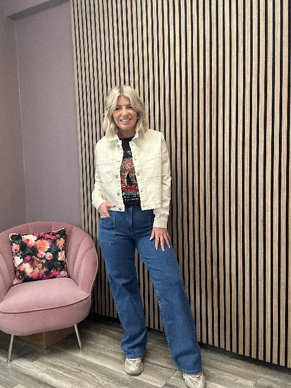 Design Must-have Amy Denim Jacket (Birch)