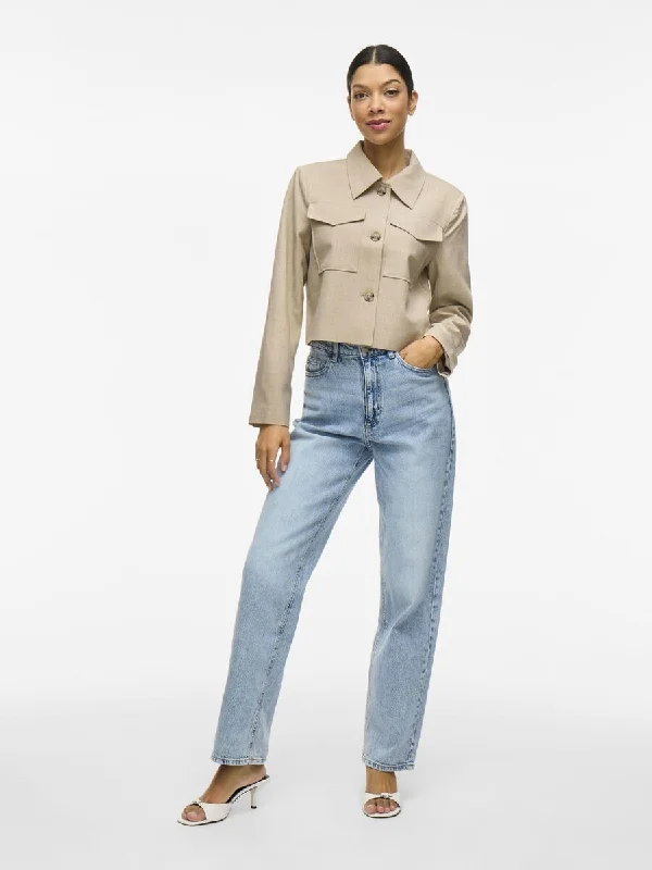 Autumn Selection Rossa Blazer Jacket (Super Light/Natural Melange)