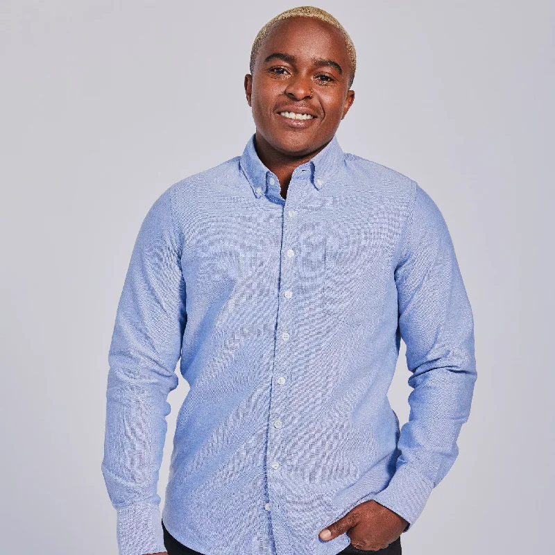 Body Design Blue Oxford Shirt