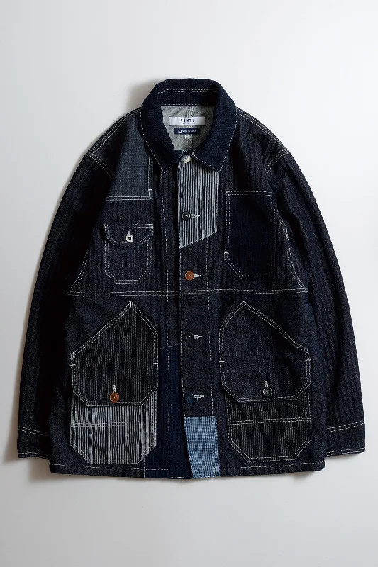 Lively And Youthful COVERALL JACKET RINSE