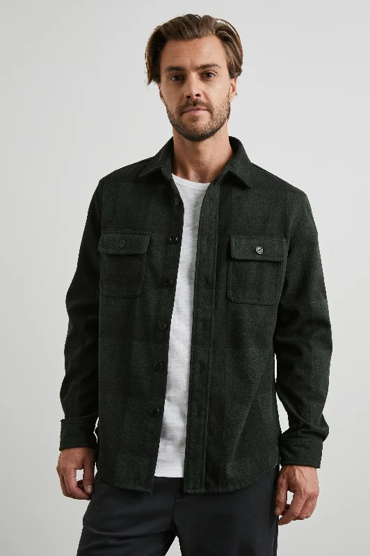 Embroidery Design ALDER SHIRT - EVERGREEN ONYX