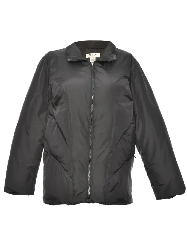 Comfortable Wear Black Classic Jacket - M