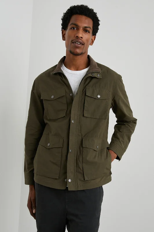 Exquisite Design CARDIFF JACKET - DARK OLIVE