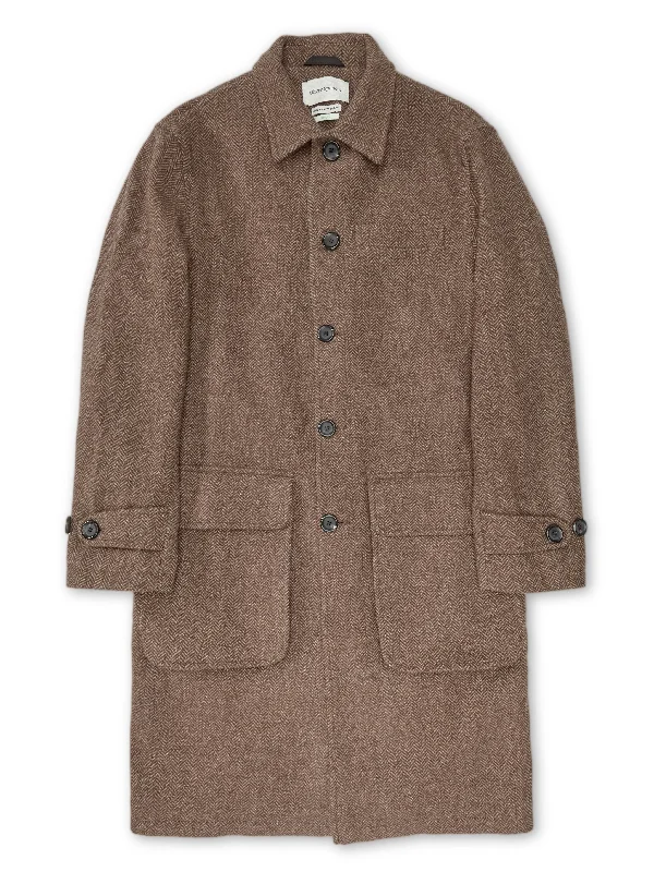Everyday Chic Grandpa Coat Whittaker Brown
