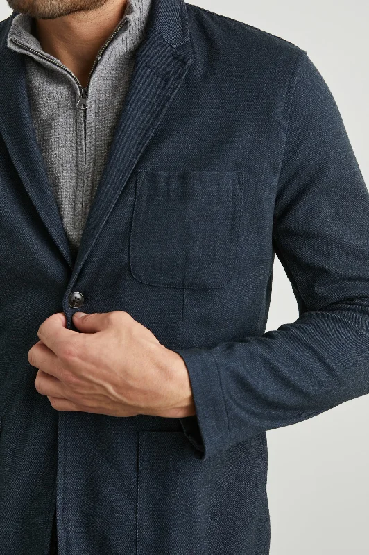 High-end Customization IDRIS BLAZER - DARK NAVY