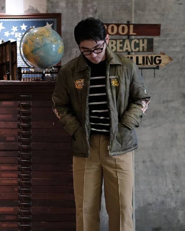 Elegant Casuals Quilting Vietnam Satin Jacket