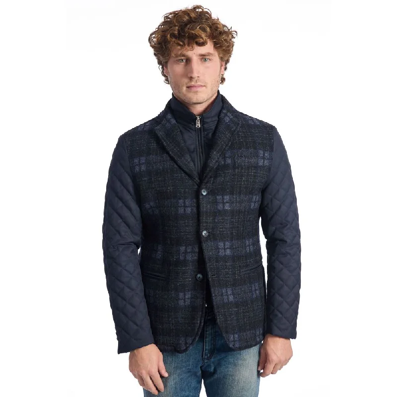 Celebrity Picks Roberto Pepe Luxury  Wool Men's Jacket