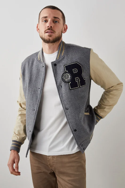 Fashionable Prints STANLEY JACKET - HEATHER GREY DUNE