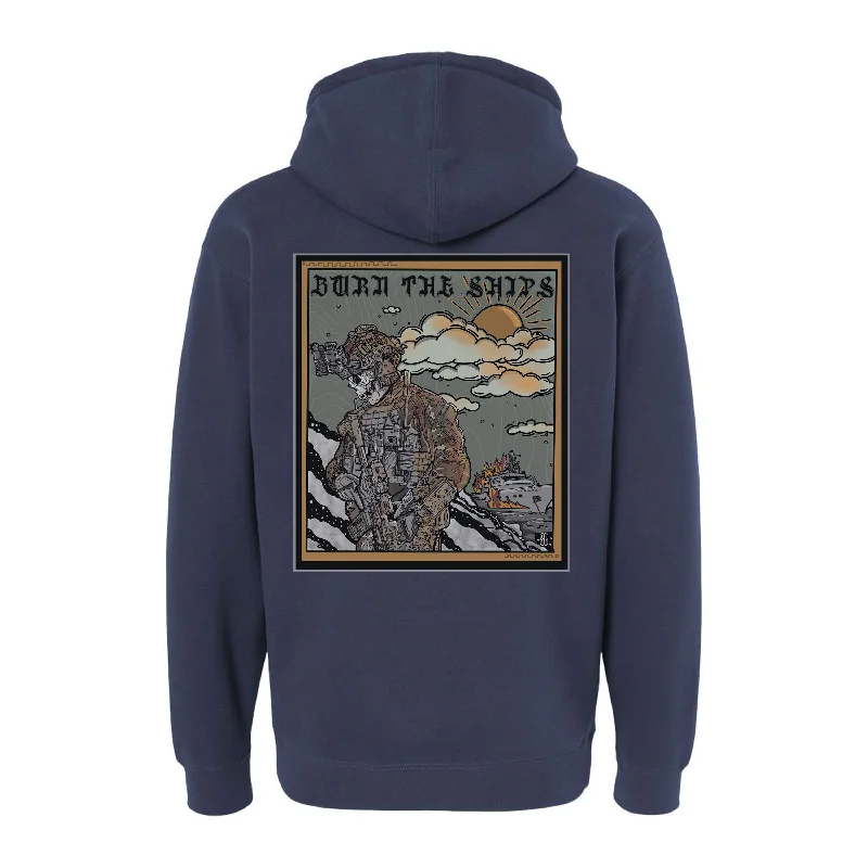 Versatile Itinerary Burn The Ships Hoodie