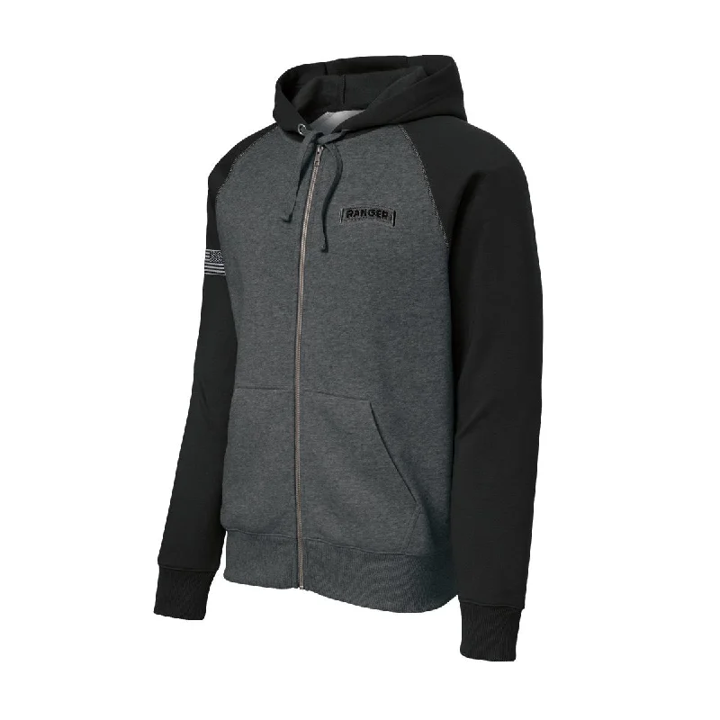 Fashionable Items Ranger Tab Color Block Zip Up Hoodie