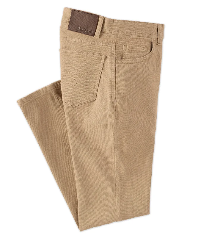Slightly Flared Design Jack of Spades Stretch Twill 5-Pocket Pant