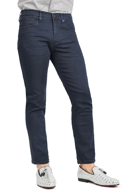 Classic Color Blueberries Denim Jeans