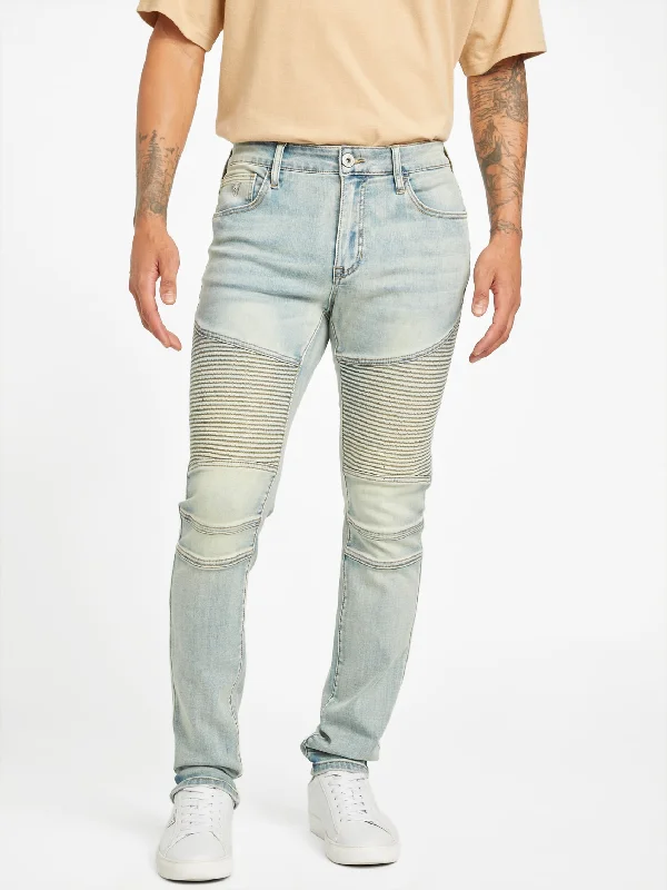 Floral Prints Izzy Moto Skinny Jeans