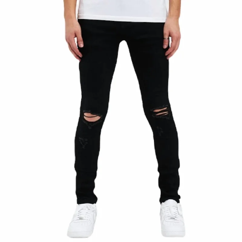 Stretch Design Men's Atlantic Denim Jean In Black