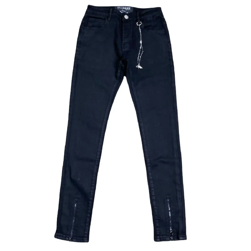 Carefree Men's Lennon Denim Jean In Jet Black