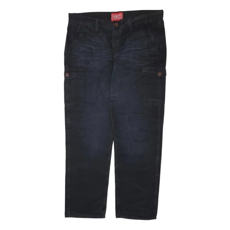 Casual Style Men's Straight Fit Jean In Black