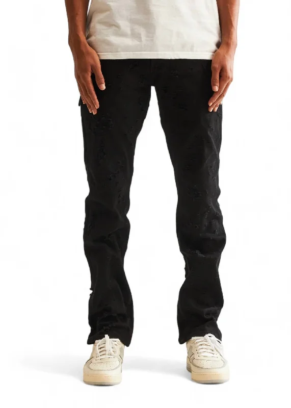 Sports Design Owen Straight Denim Jean In Jet Black