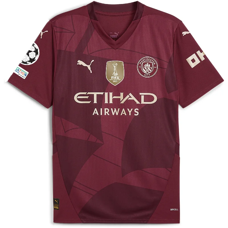 Eye-catching Personality Puma Manchester City Third Jersey w/ Champions League + Club World Cup Patch 24/25 (Dark Jasper) Eye-catching Personality Puma Manchester City Third Jersey w/ Champions League + Club World Cup Patch 24/25 (Dark Jasper)