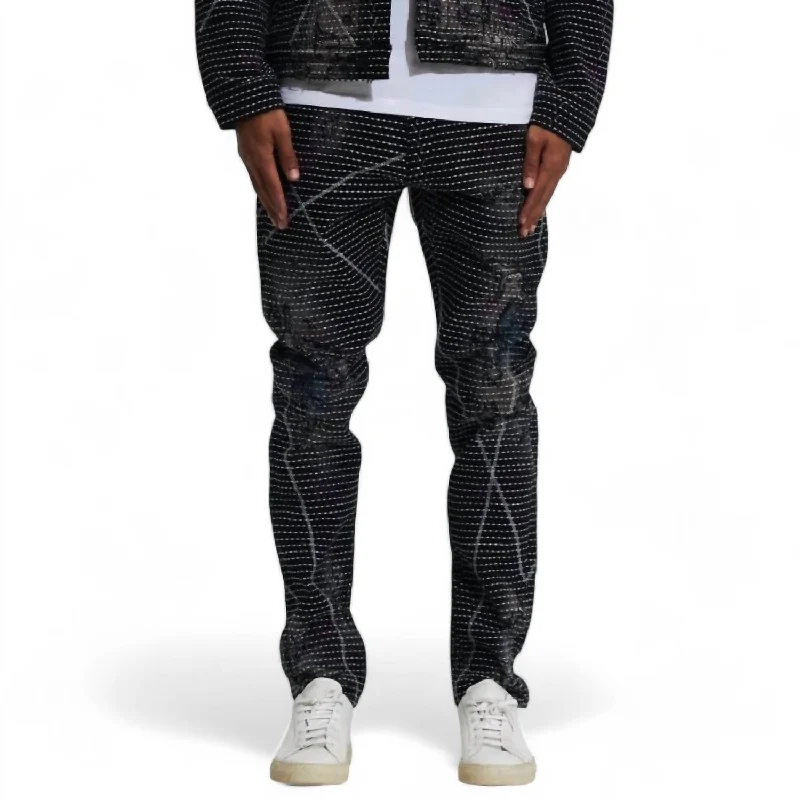 Fresh And Natural Sunview Denim Jean In Black