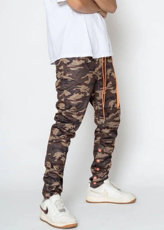 Relaxed Dresses Blank State Men's Snap Track Pants in Camo