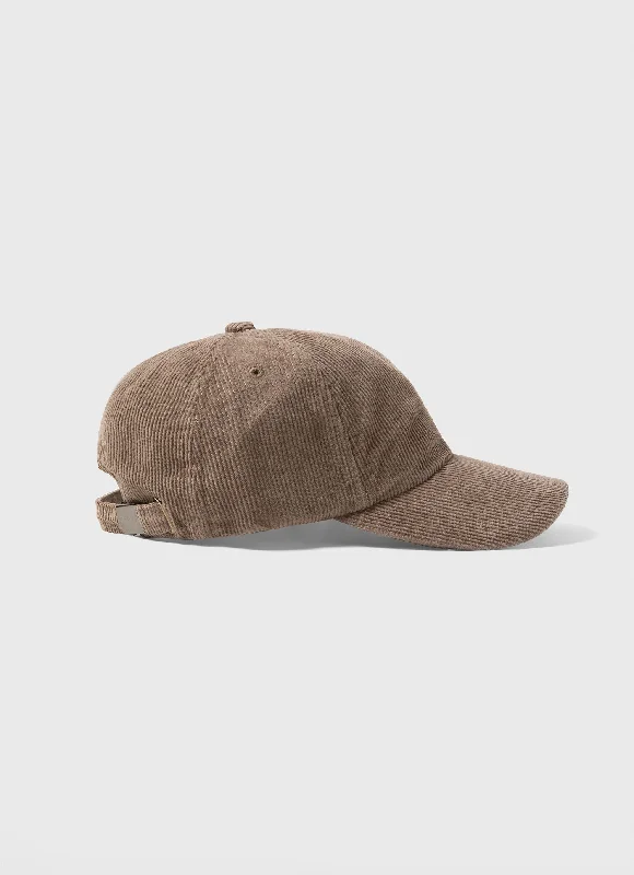 Modern Comfort Corduroy Cap in Sandstone