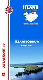 Elegant And Simple Topographic Map - Öxarfjordur