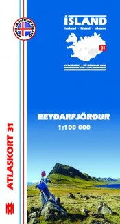 Versatile Items Topographic Map - Reyðarfjörður
