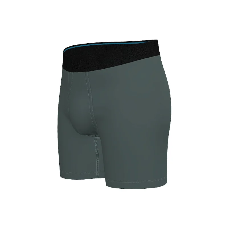 Bright Colors Stance Regulation Boxer Brief-Teal